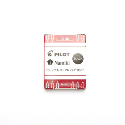 Genuine Pilot Namiki IC50 Fountain Pen Ink Cartridges (Black)