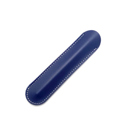 Leather Pen Case (Blue)