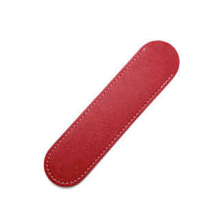 Leather Pen Sleeve (Red)