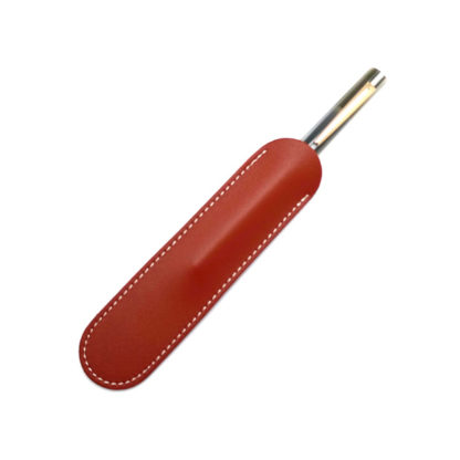 Leather Pen and Pencil Sleeve (Brown)