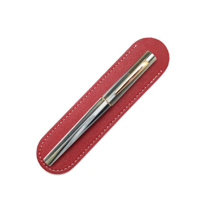 Leather Pen case (Red)