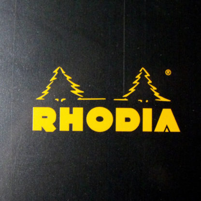 Rhodia Classic Wirebound Lined Paper Notepad A5 Logo(Black)
