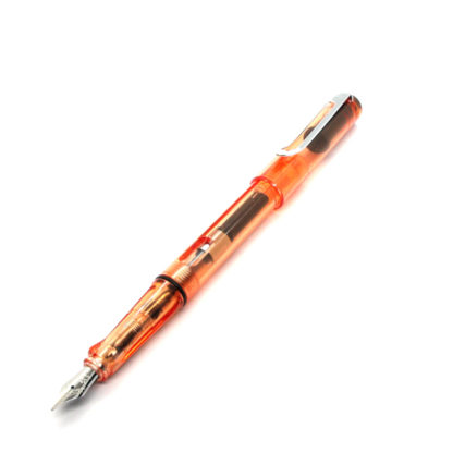 Jinhao 599A Fountain Pen Stainless Steel Nib (Orange)