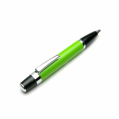 Mini Pocket Ballpoint Pen (Green) Clip