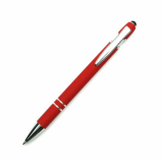 Red Metal Touch Multi Ballpoint Pen