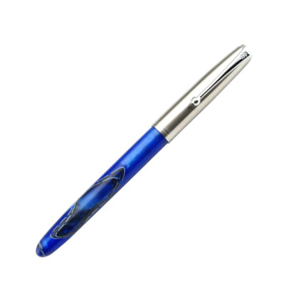 Top Jinhao 51A Fountain Pen (Blue Acrylic)