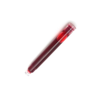 Levenger Slim Fountain Pen Ink Cartridges (Red)