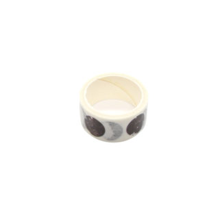Black and White Circles Washi Tape