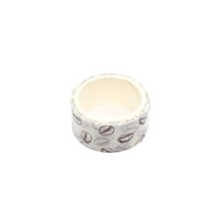 Black and White Coffee Beans Washi Tape