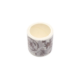 Black and White Coffee Washi Tape