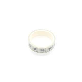 Black and White Numbers Washi Tape