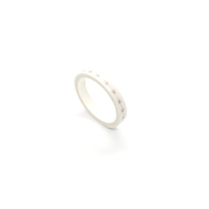 Modern White and Pink Sun Washi Tape