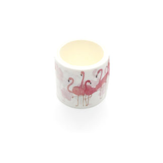 Pink Flamingos and Flowers Washi Tape