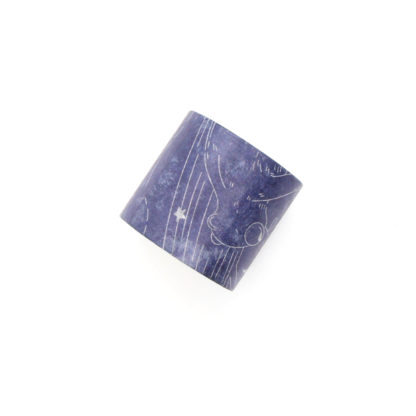 Abstract Blue Drawing Washi Tape - Image 3