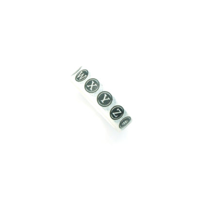 Top Black and White Alphabet Washi Tape