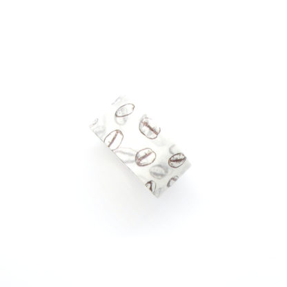 Top Black and White Coffee Beans Washi Tape