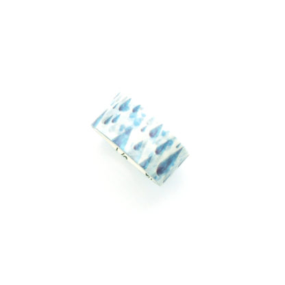 White and Blue Drops Washi Tape - Image 3
