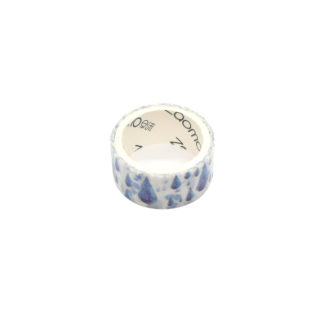 White and Blue Drops Washi Tape