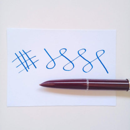 Hero 616 Burgundy With Stub Nib Writing Sample