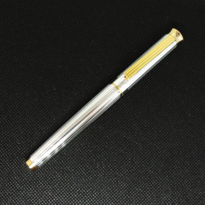 Silver & Gold Wing Sung 765 Vintage NOS Fountain Pen