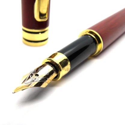 Wood Fountain Pen Nib Details