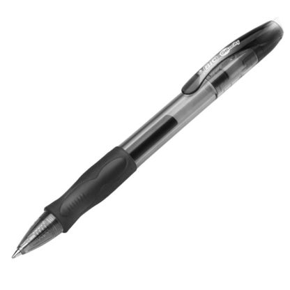 Bic Gelocity Gel Pen (Black) With Rubber Grip