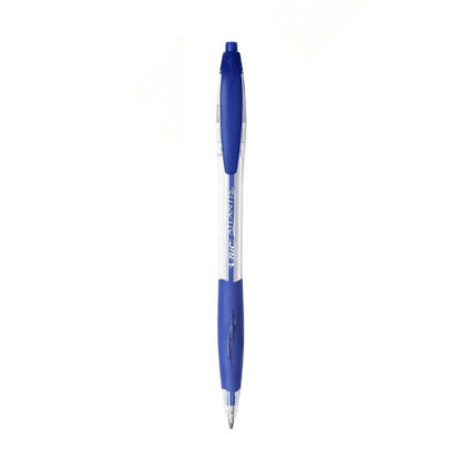 Blue Bic Atlantis Ballpoint Pen