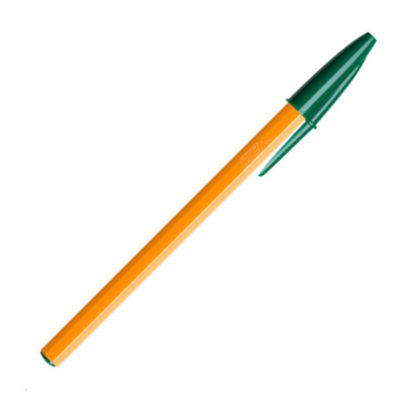 Green Bic Orange Original Fine