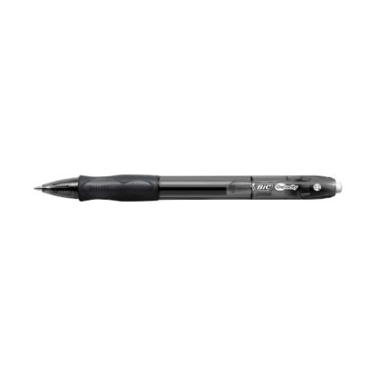 Transparent & Black Bic Gelocity Gel Pen