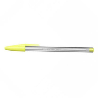 Genuine Bic Cristal Fun Broad 1.6mm (Yellow)