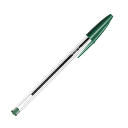 Green Bic Cristal Original Medium 1mm