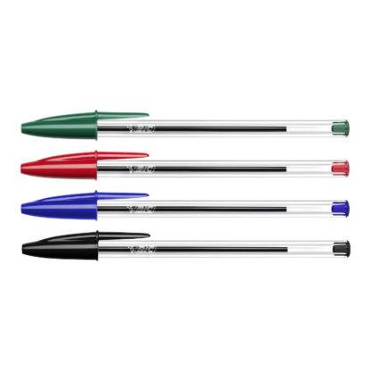 Multicolor 1 (Blue, Black, Red, and Green) Bic Cristal Original Medium 1mm
