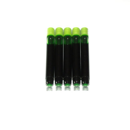 Top Dikawen Slim Fountain Pen Ink Cartridges (Green)