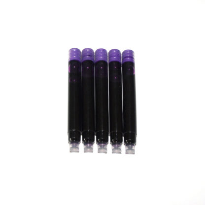 Pierre Cardin Slim Fountain Pen Ink Cartridges (Purple) - Image 5