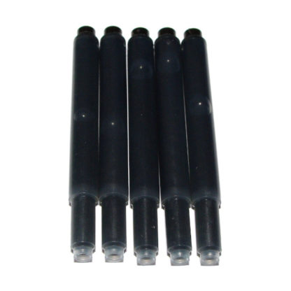 Pack of 5 Black Montegrappa Deluxe Fountain Pen Ink Cartridges