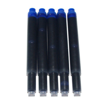 Pack of 5 Blue Montegrappa Deluxe Fountain Pen Ink Cartridges