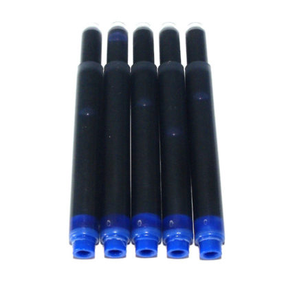 Pack of 5 Blue Lamy Deluxe Fountain Pen Ink Cartridges