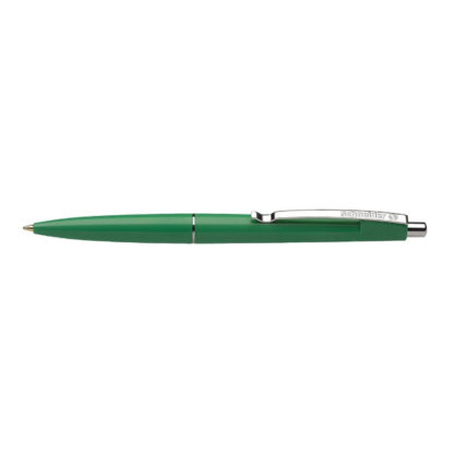 Schneider Office Ballpoint Pen (Green) With Metal Clip