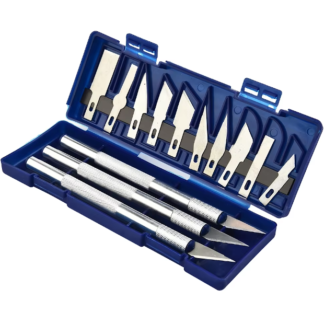 Stainless Steel Precision Craft Knife Kit - 13 Pcs