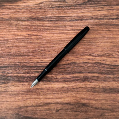 Personalized Black Metal Fountain Pen Posted