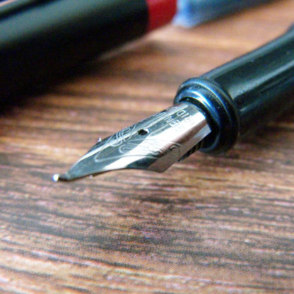 Silver Fude Nib on Personalized Pen