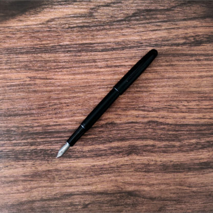 Unique Black Metal Fountain Pen Posted