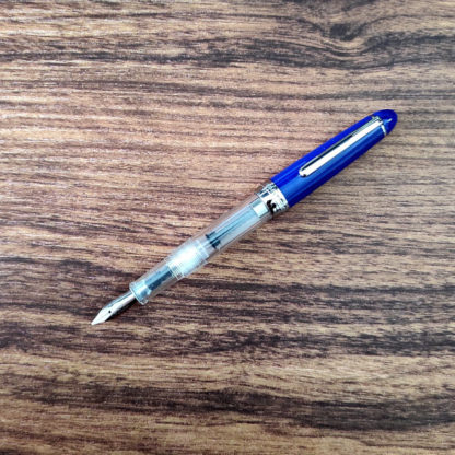 Unique Blue 992 Fountain Pen Posted